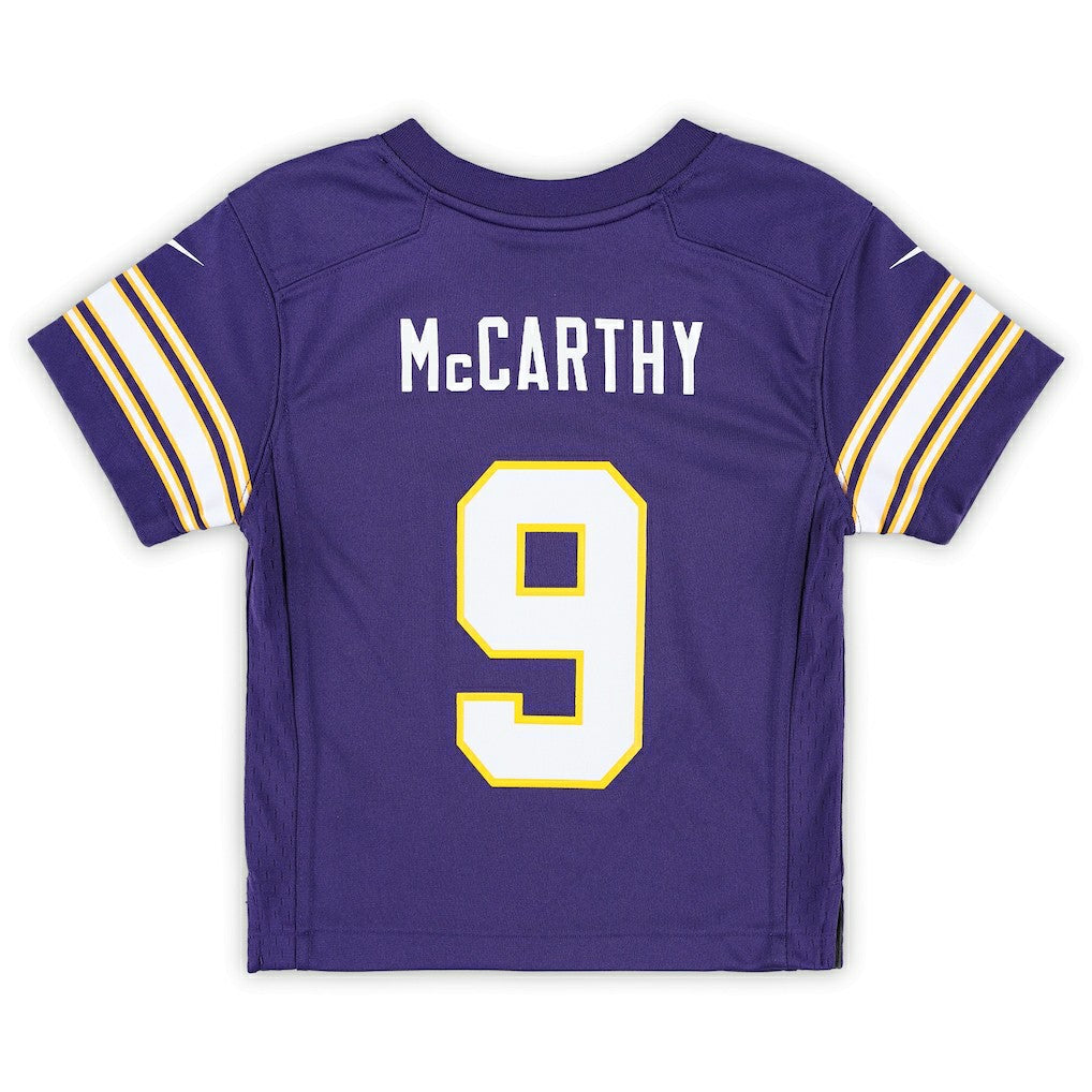 J.J. McCarthy Minnesota Vikings Preschool Classic Player Game Jersey - Purple