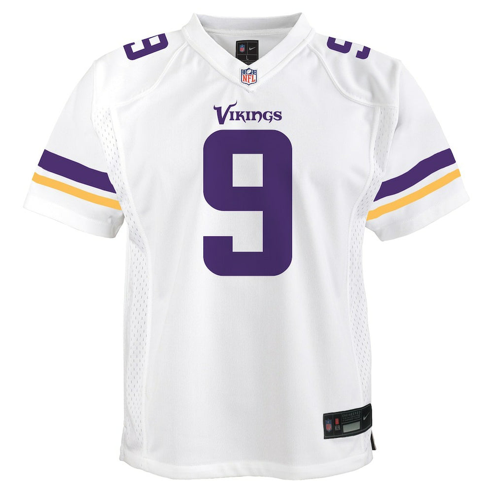 J.J. McCarthy Minnesota Vikings Youth Game Jersey - White