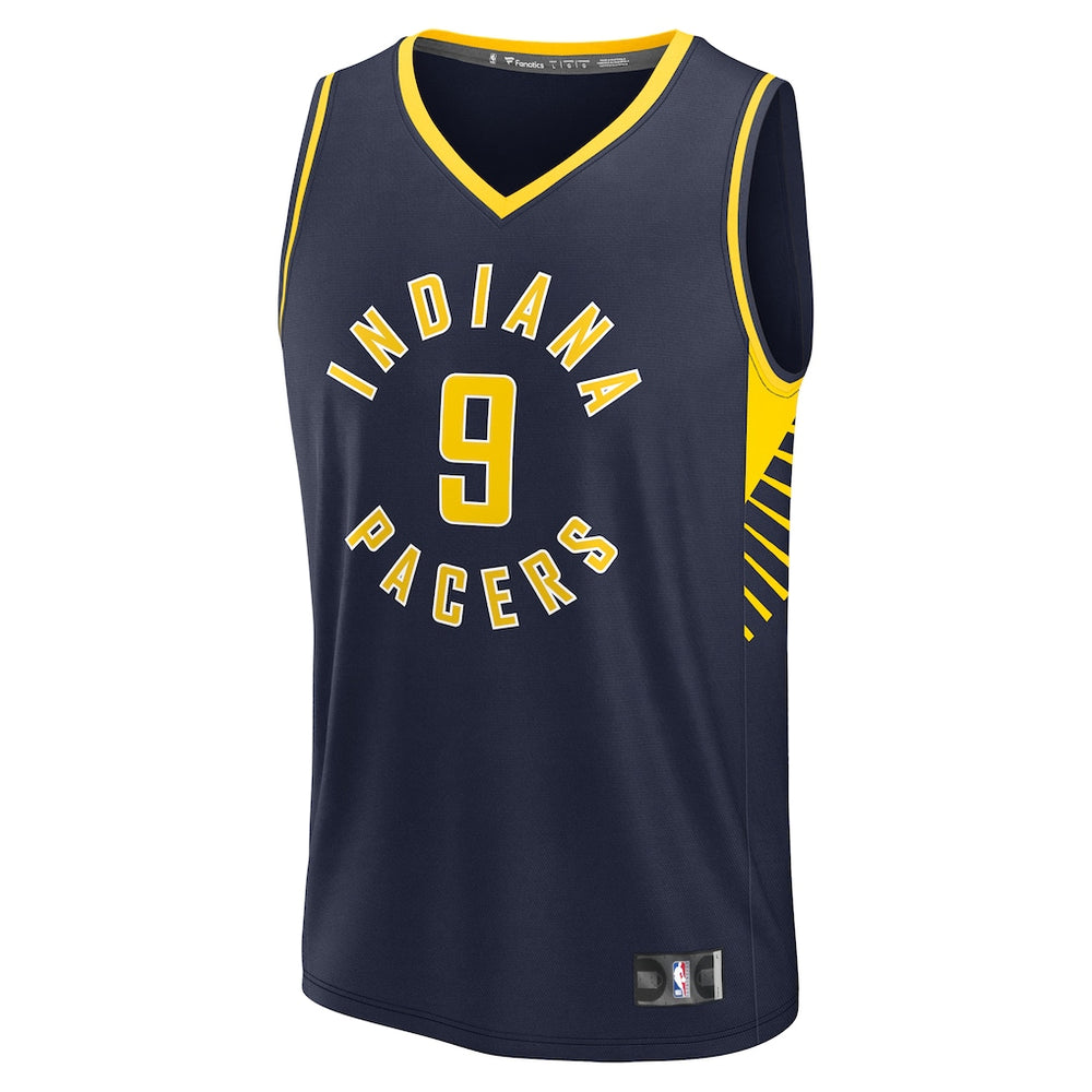 T.J. McConnell Indiana Pacers Fanatics Fast Break Replica Player Jersey - Icon Edition - Navy