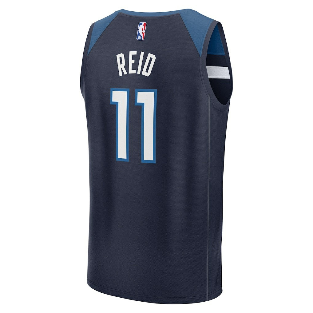 Naz Reid Minnesota Timberwolves Fast Break Replica Player Jersey - Icon Edition - Navy