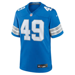 Hogan Hatten Detroit Lions Game Jersey - Blue