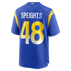 Omar Speights Los Angeles Rams Game Jersey - Royal