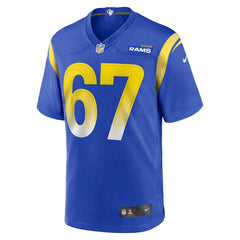 Justin Dedich Los Angeles Rams Game Jersey - Royal