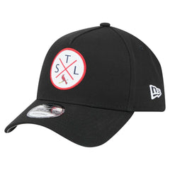 St. Louis Cardinals 9FORTY A-Frame Adjustable Hat Black | New Era