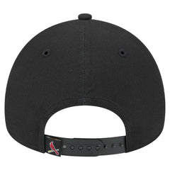 St. Louis Cardinals 9FORTY A-Frame Adjustable Hat Black | New Era