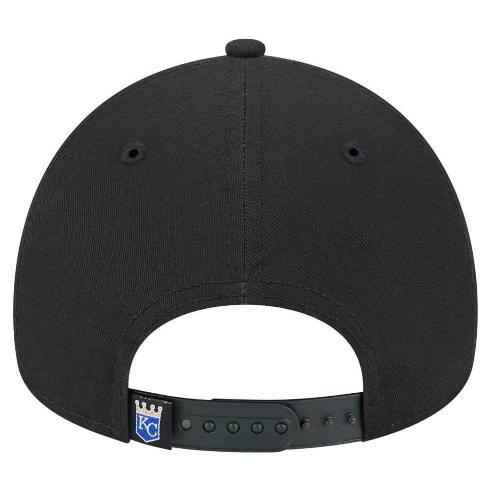 Kansas City Royals 9FORTY A-Frame Adjustable Hat Black | New Era
