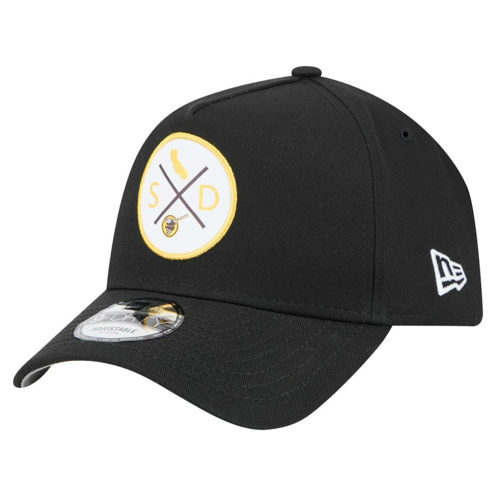 San Diego Padres 9FORTY A-Frame Adjustable Hat Black | New Era