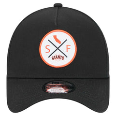 San Francisco Giants 9FORTY A-Frame Adjustable Hat Black | New Era
