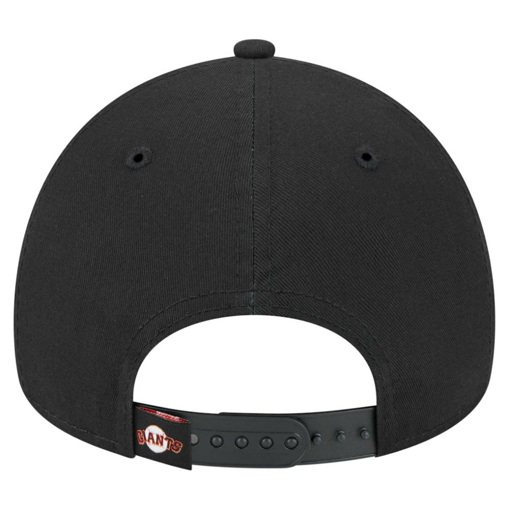San Francisco Giants 9FORTY A-Frame Adjustable Hat Black | New Era