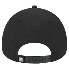 Texas Rangers 9FORTY A-Frame Adjustable Hat Black | New Era