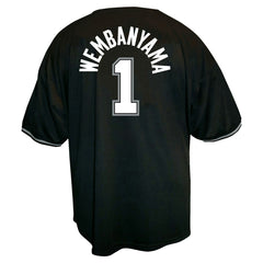 Victor Wembanyama San Antonio Spurs Profile Big & Tall Name & Number Button-Up Jersey - Black outlet