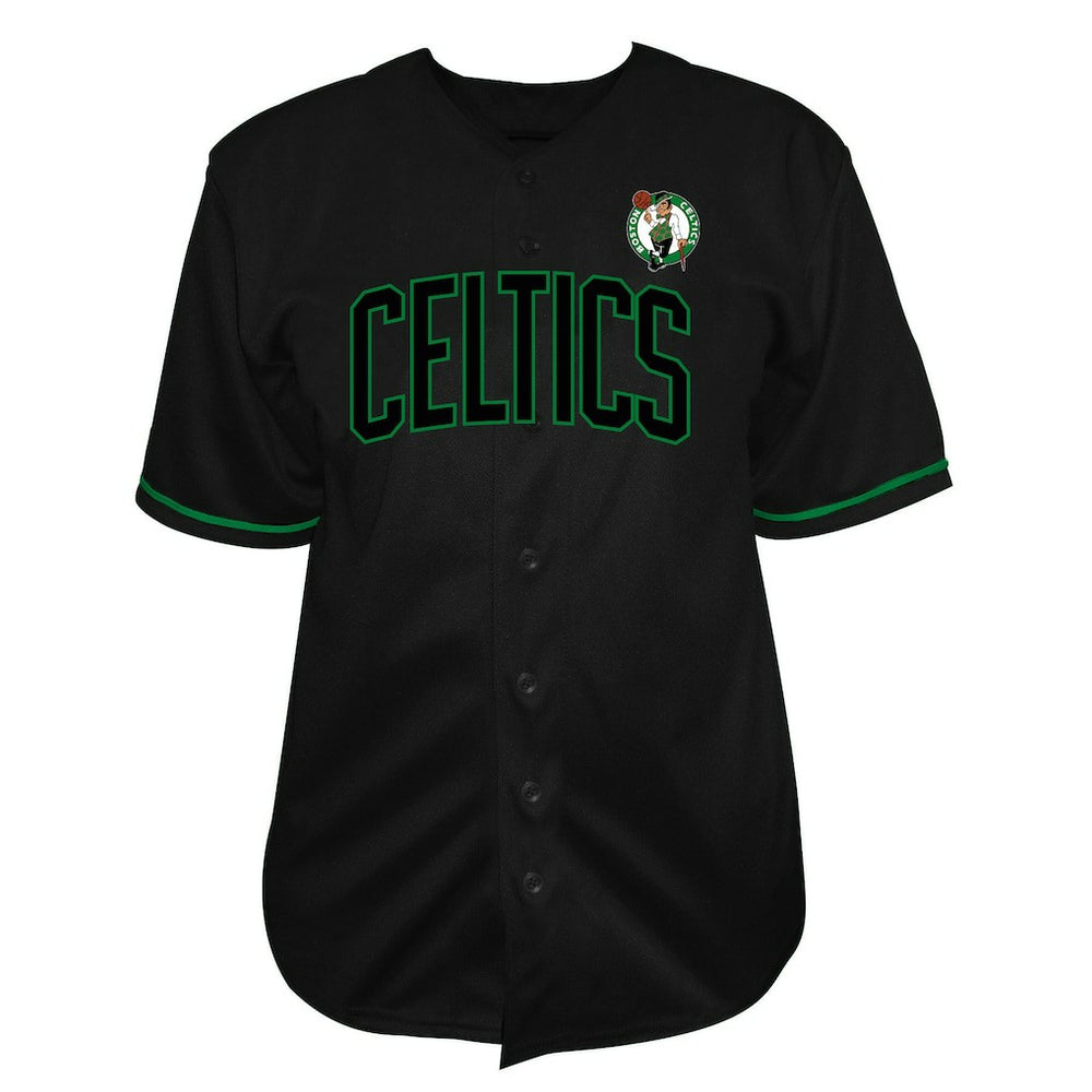 Jayson Tatum Boston Celtics Profile Big & Tall Name & Number Button-Up Jersey - Black outlet