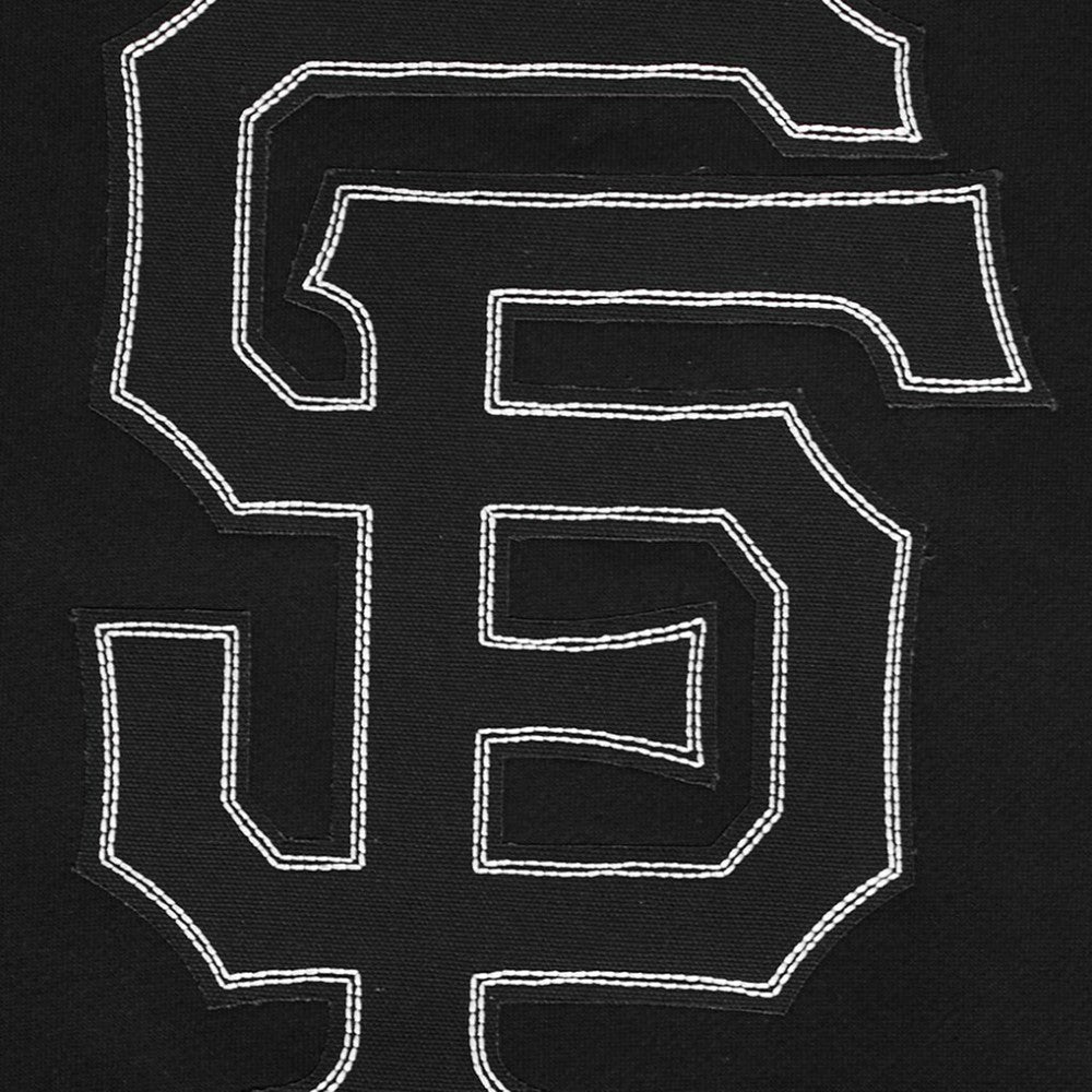 San Francisco Giants Pro Standard Paint The City Dropped Shoulder Pullover Sweatshirt Black