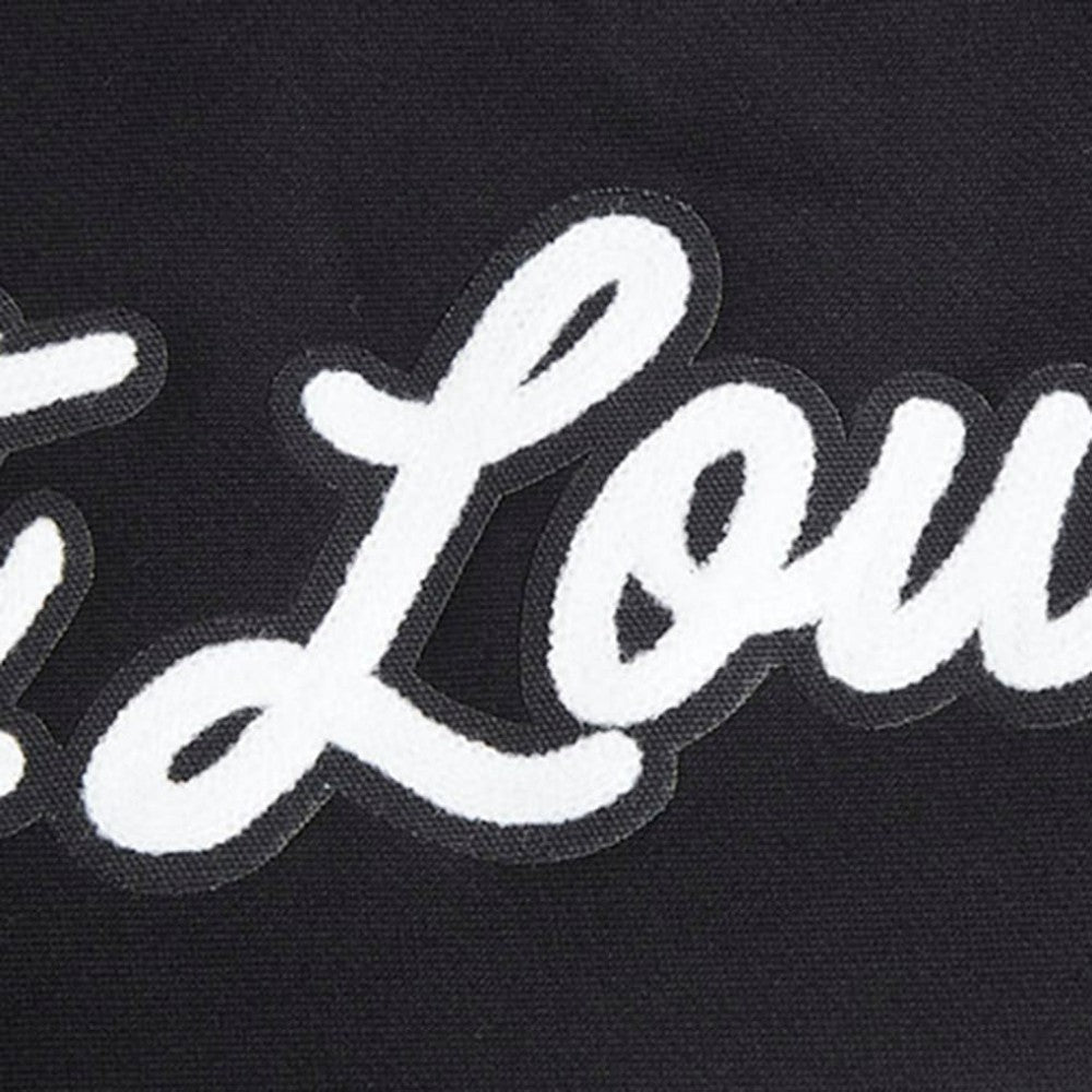 St. Louis Cardinals Pro Standard Paint The City Dropped Shoulder Pullover Sweatshirt Black