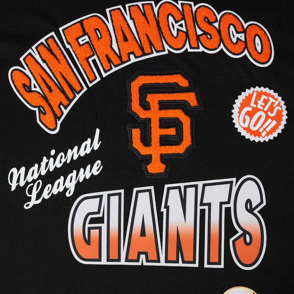 San Francisco Giants Pro Standard Turn It Up Dropped Shoulder T-Shirt Black