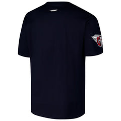Cleveland Guardians Pro Standard Turn It Up Dropped Shoulder T-Shirt Navy