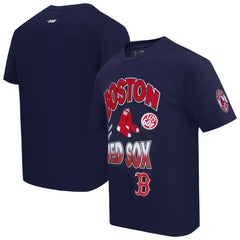 Boston Red Sox Pro Standard Turn It Up Dropped Shoulder T-Shirt Navy