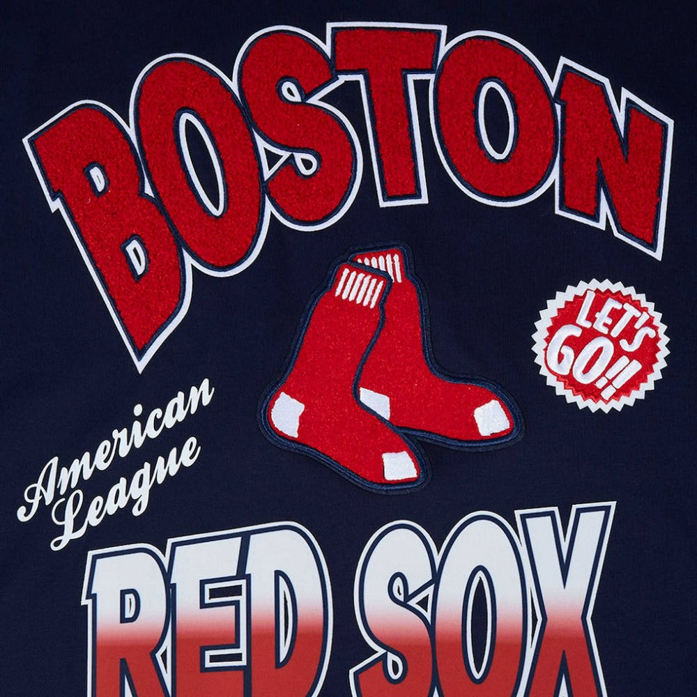 Boston Red Sox Pro Standard Turn It Up Dropped Shoulder T-Shirt Navy