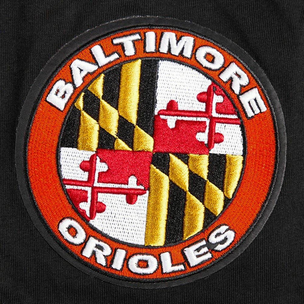 Baltimore Orioles Pro Standard Turn It Up Dropped Shoulder T-Shirt Black