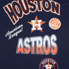 Houston Astros Pro Standard Turn It Up Dropped Shoulder T-Shirt Navy