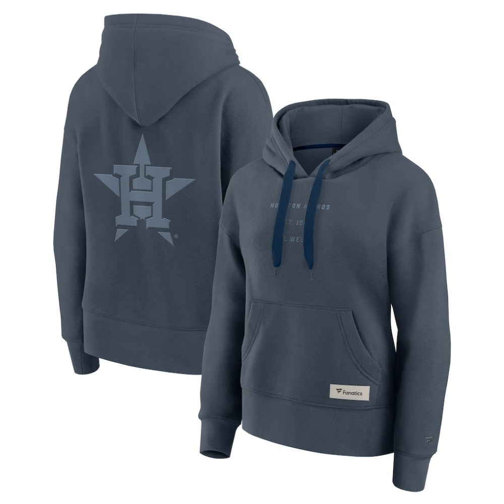 Houston Astros Women's Elements Future Ground Subtle Tonal Pullover Hoodie Blue