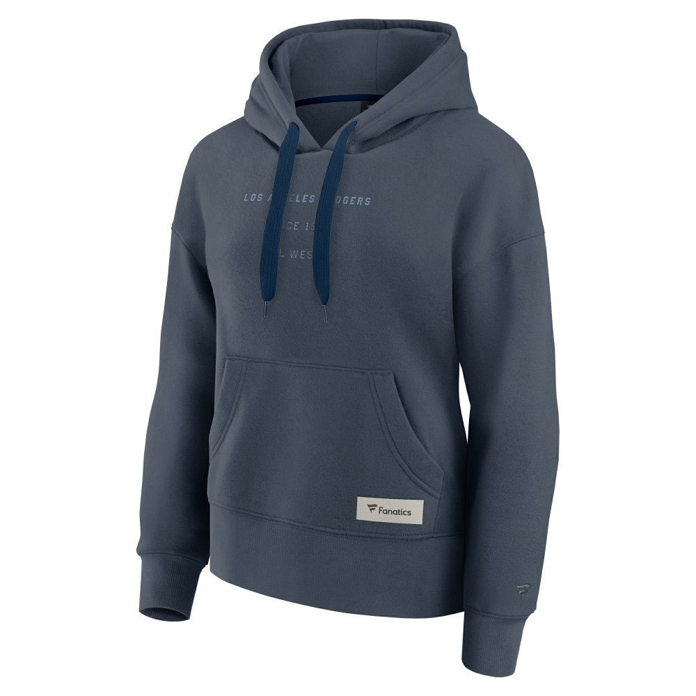 Los Angeles Dodgers Women's Elements Future Ground Subtle Tonal Pullover Hoodie Blue