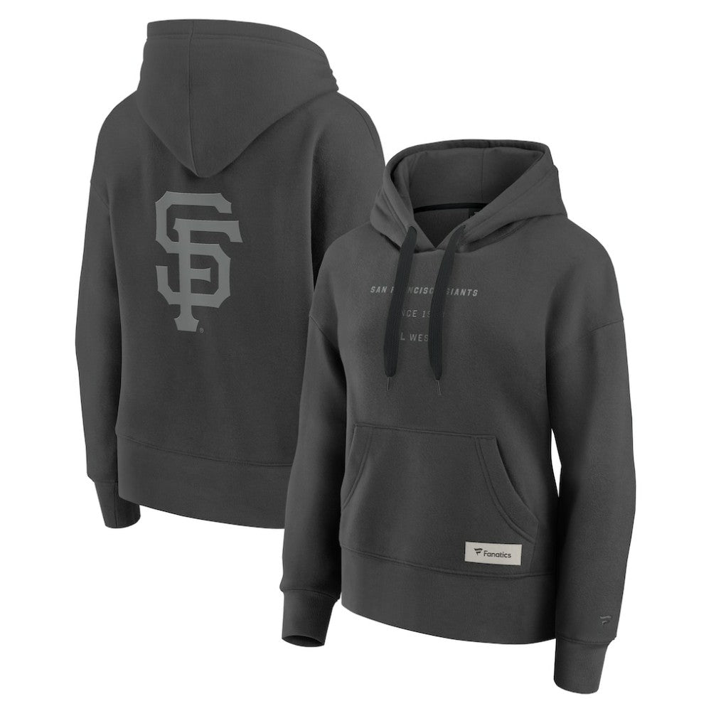 San Francisco Giants Women's Elements Future Ground Subtle Tonal Pullover Hoodie Charcoal