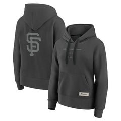 San Francisco Giants Women's Elements Future Ground Subtle Tonal Pullover Hoodie Charcoal