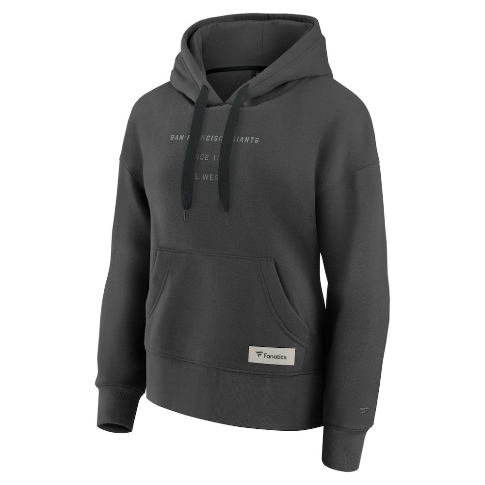 San Francisco Giants Women's Elements Future Ground Subtle Tonal Pullover Hoodie Charcoal