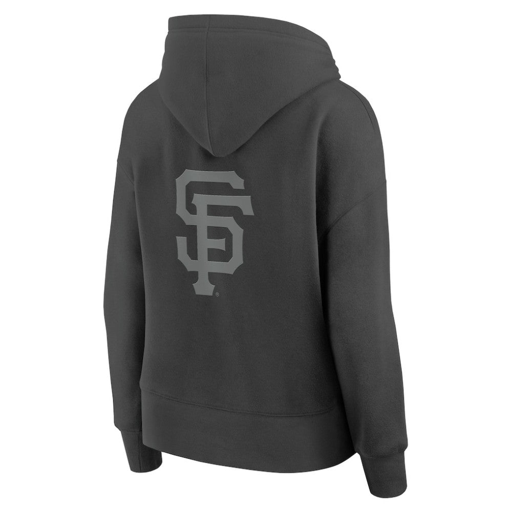 San Francisco Giants Women's Elements Future Ground Subtle Tonal Pullover Hoodie Charcoal