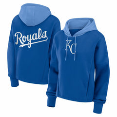 Kansas City Royals Women's Oversized Legacy Favorite Spectator Pullover Hoodie Royal