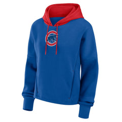 Chicago Cubs Women's Oversized Legacy Favorite Spectator Pullover Hoodie Royal