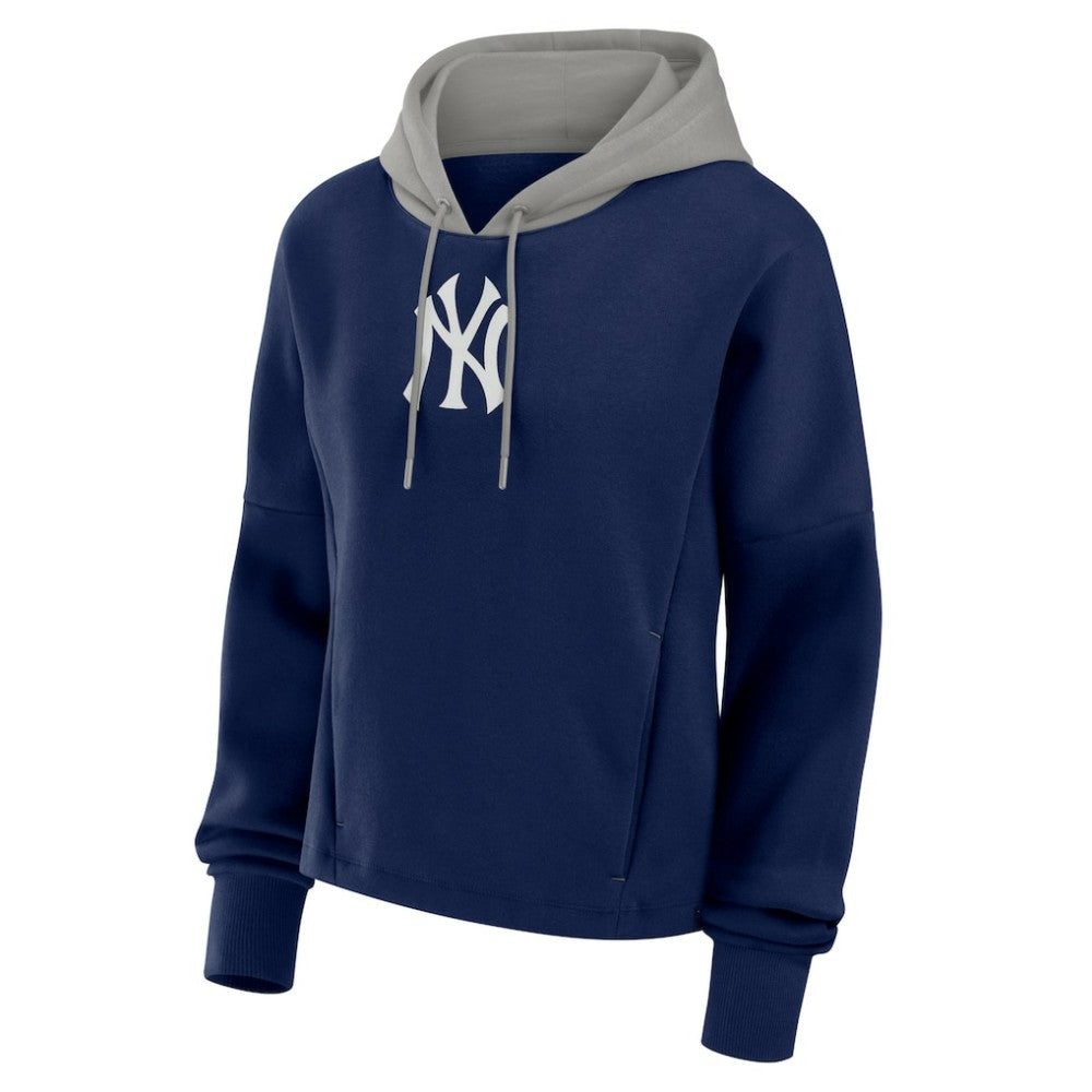 New York Yankees Women's Oversized Legacy Favorite Spectator Pullover Hoodie Navy