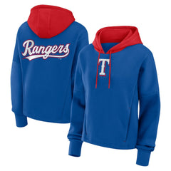 Texas Rangers Women's Oversized Legacy Favorite Spectator Pullover Hoodie Royal