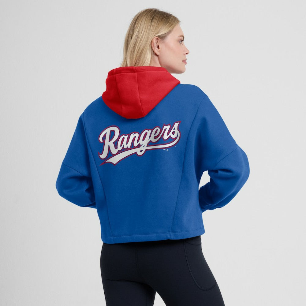Texas Rangers Women's Oversized Legacy Favorite Spectator Pullover Hoodie Royal