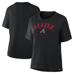 Atlanta Braves Women's Home Run Legacy T-Shirt Black