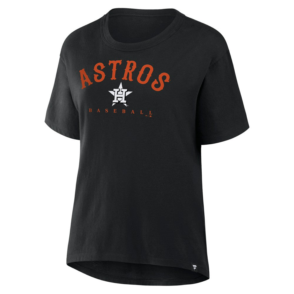 Houston Astros Women's Relaxed Fit Legacy T-Shirt Black