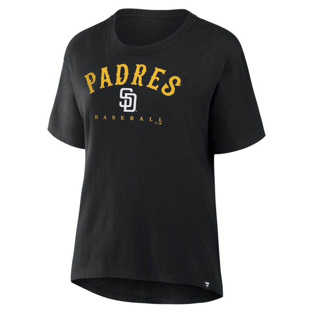 San Diego Padres Women's Home Run Legacy T-Shirt Black