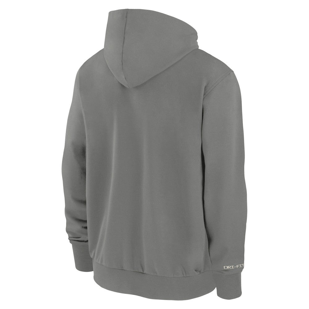 Miami Marlins Authentic Collection Travel Performance Full-Zip Hoodie Charcoal | Nike