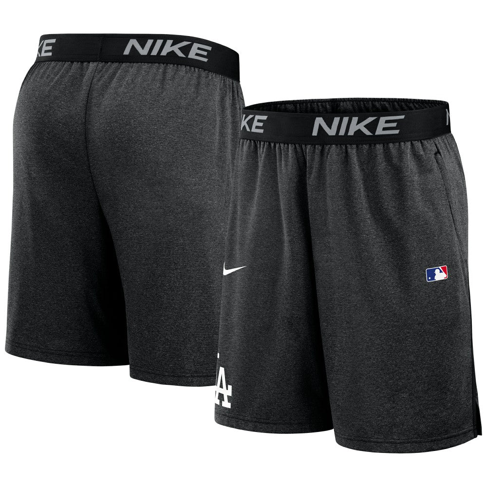 Los Angeles Dodgers Authentic Collection Performance Knit Shorts Black | Nike
