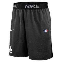 Los Angeles Dodgers Authentic Collection Performance Knit Shorts Black | Nike