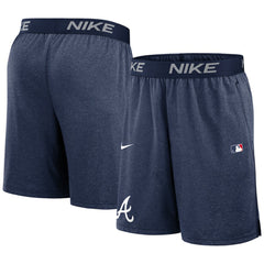Atlanta Braves Authentic Collection Performance Knit Shorts Navy | Nike