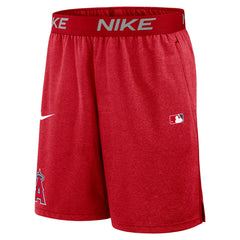 Los Angeles Angels Authentic Collection Performance Knit Shorts Red | Nike