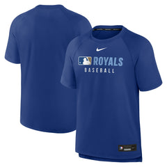 Kansas City Royals Authentic Collection Pregame Raglan Dri-FIT T-Shirt Royal | Nike