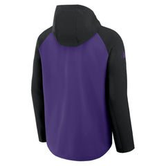 Colorado Rockies Authentic Collection Raglan Performance Full-Zip Jacket Purple/Black | Nike