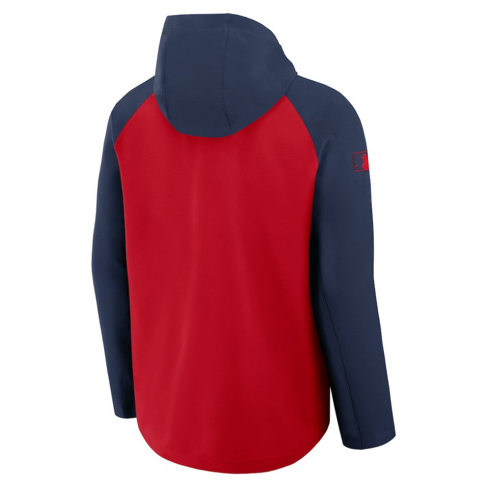 Boston Red Sox Authentic Collection Raglan Performance Full-Zip Jacket Red/Navy | Nike
