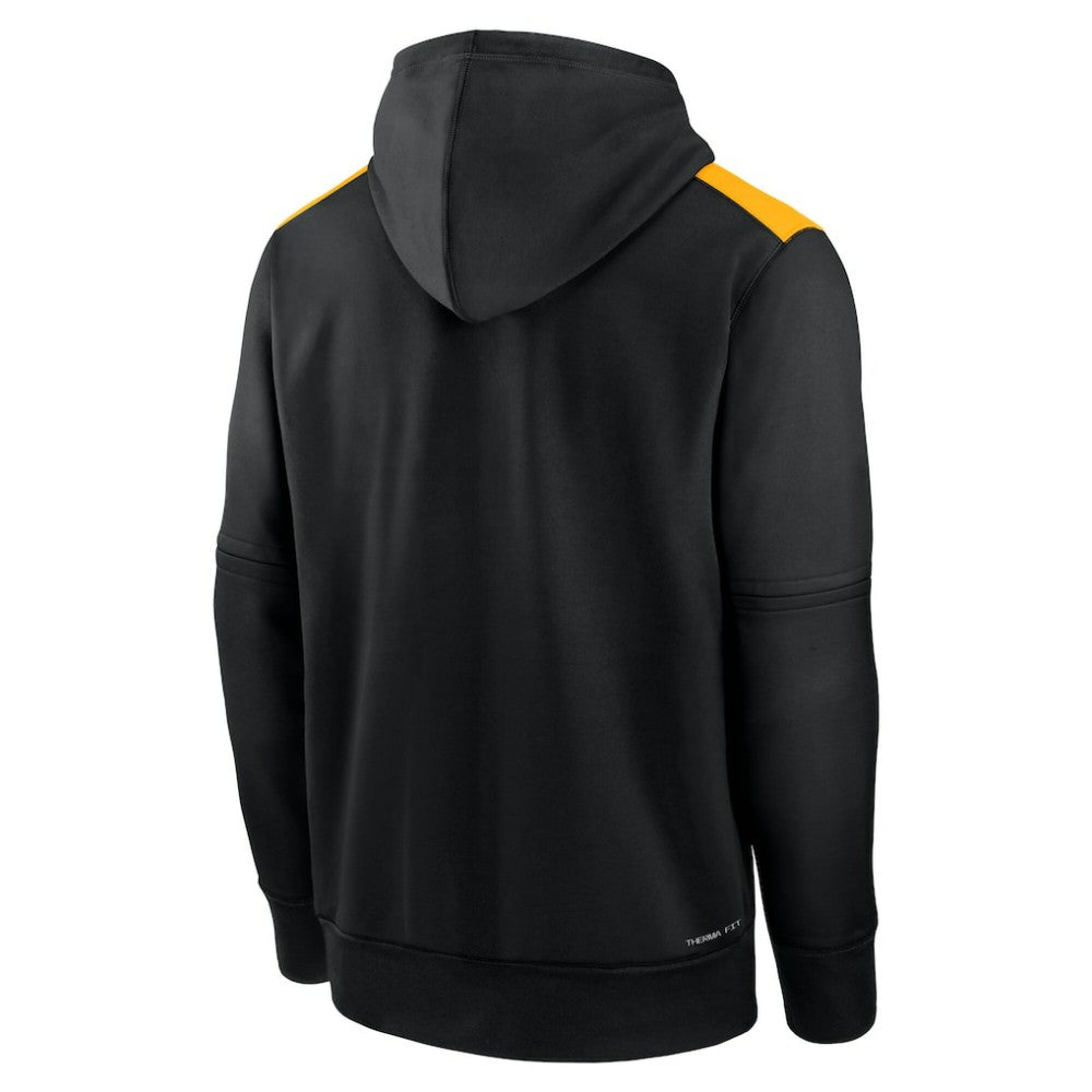Pittsburgh Pirates Authentic Collection Performance Pullover Hoodie Black | Nike