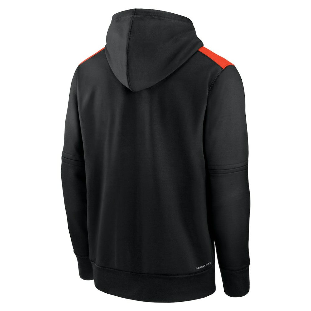 San Francisco Giants Authentic Collection Performance Pullover Hoodie Black | Nike