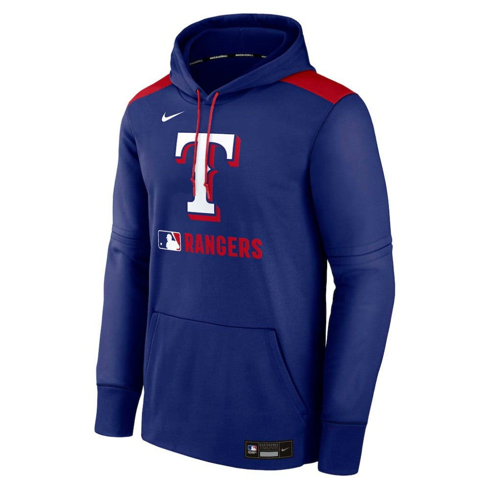 Texas Rangers Authentic Collection Performance Pullover Hoodie Royal | Nike