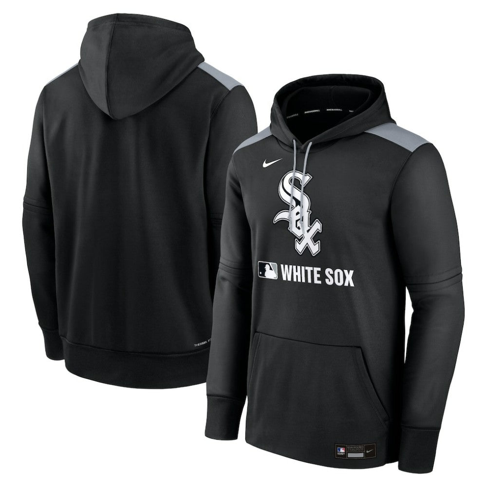 Chicago White Sox Authentic Collection Performance Pullover Hoodie Black | Nike